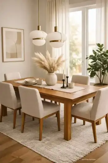 Meja Makan Kayu Jati Untuk Rumah Modern